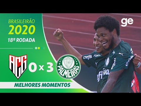 ATLÉTICO-GO 0 X 3 PALMEIRAS | MELHORES MOMENTOS | 18ª RODADA BRASILEIRÃO 2020 | ge.globo
