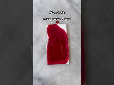 The history of period products 🩸