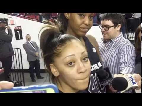 Bianca Cuevas, Jatarie White after win over Georgia