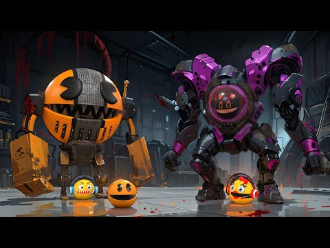PACMAN & MS PACMAN VS ROBOT MONSTER PAC 1123