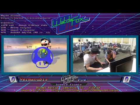 LCV Border Battle - Smash 4 Singles LF - Vermanubis (Ganondorf) vs. Pow (Luigi)