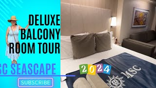 Tour Of The Msc Seascape Deluxe Balcony Room - A Must-see!