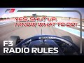 Formula 3: The Rules of Radio!