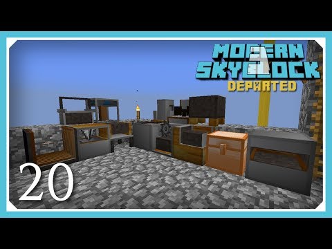 Modern Skyblock 3 Departed | Starting Factory Tech & Lootbag Storage! | E20 Modern Skyblock 3 Gated