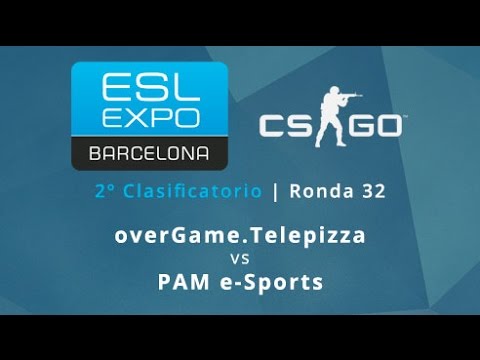 overGame.Telepizza vs PAM e-Sports - Ronda 32 - ESL CSGO Barcelona Invitational Qualifier #2
