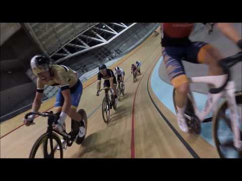End of the Australian Madison Championship Race at Austral Wheel Race