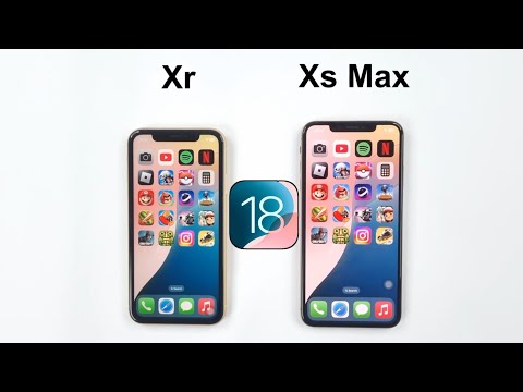 iOS 18 Speed Test - iPhone XR vs iPhone XS Max