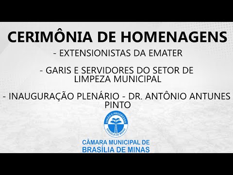 CERIMÔNIA DE HOMENAGENS - EXTENSIONISTAS DA EMATER -GARIS E SERVIDORES DA  LIMPEZA MUNICIPAL - 26/12
