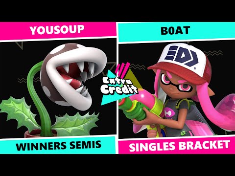 Extra Credit #68: Winners Semis - YouSoup (Piranha  Plant) vs B0at (Inkling) SSBU Singles