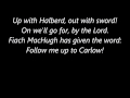 Follow me up to Carlow - Planxty [Lyrics]