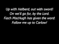 Follow me up to Carlow - Planxty [Lyrics] 