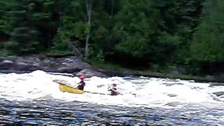 preview picture of video 'Yan and Ira ,Madawaska river 2009 , June'