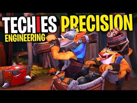 Precision Techies Engineering - DotA 2 Funny Moments
