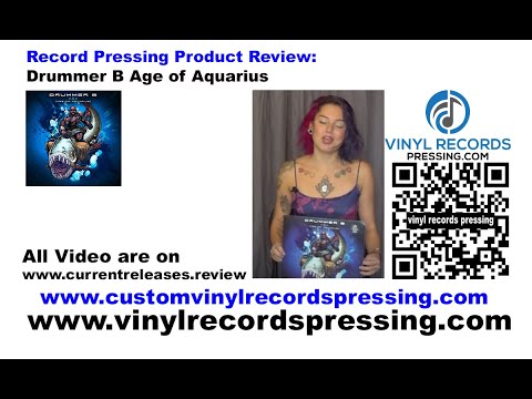 Vinyl Records made by vinyl records pressing- Drummer B Age of Aquarius