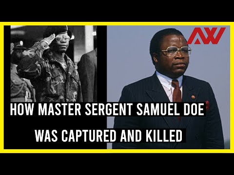 How Master Sergent Samuel Doe was Captured and killed #civilwar#samueldoe #liberia#yormiejohnson