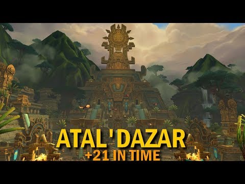 Mythic Plus Key - BFA season 2 -  Atal'Dazar +21 in time