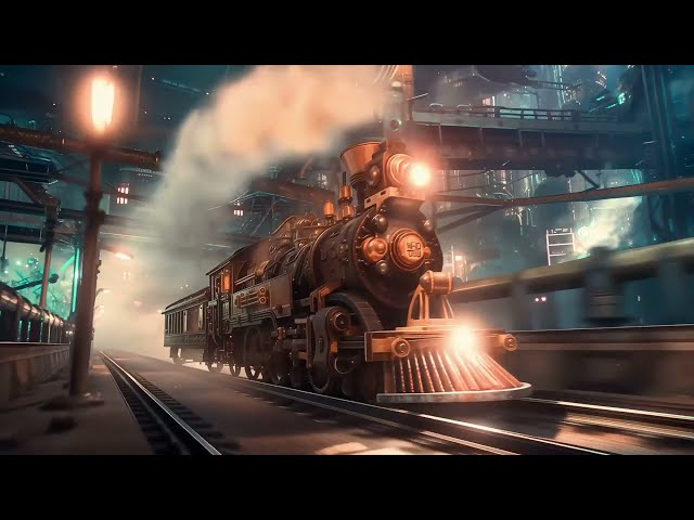 Woodtrick Steampunk Train