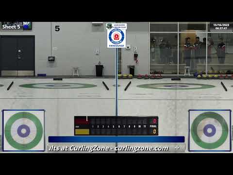 Curling Stadium -Vancouver - Sheet 5 10-16-23