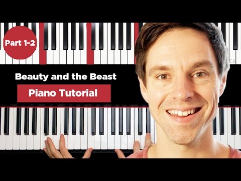 Beauty and the beast - Piano Tutorial - Part 1-2 - How to play piano