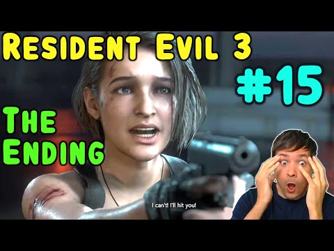 THE ENDING of Resident Evil 3 REMAKE & BOSS Horror with Manni Pt #15