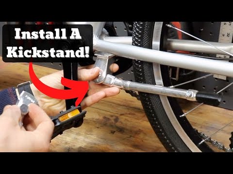 Add a Kickstand To Your Bike 🚲 [ Bell Kickstand Install ]