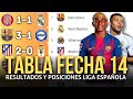 TABLA DE POSICIONES DE LA LIGA ESPAÑOLA Y RESULTADOS HOY 2025 2026 BARCELONA TOMA EL LIDERATO