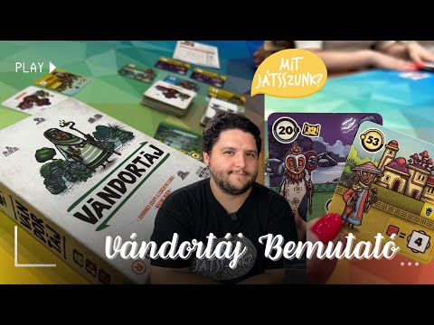 Vándortáj társasjáték bemutató / Oda-vissza - Mit Játsszunk?