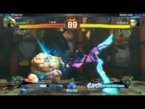 EVO 2014 | USF4 - Louffy vs Snake Eyez - Demi Finale Looser