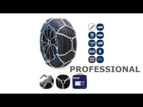 ΑΛΥΣΙΔΕΣ ΧΙΟΝΙΟΥ PROFESIONAL NT 16mm ιδανική για φορτηγά, τροχόσπιτα, ελαφρά οχήματα και 4x4 ZEYΓ.2TEM-thumb-1