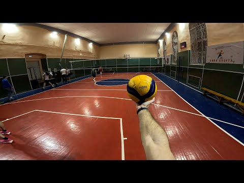 Волейбол от первого лица Связующего | «Dream Team» vs «Профидент» | Высшая лига Б | Третья игра