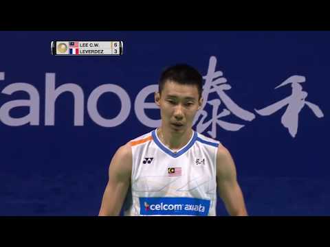 Tahoe China Open 2017 | Badminton R16 M3-MS | Lee Chong Wei vs Brice Leverdez