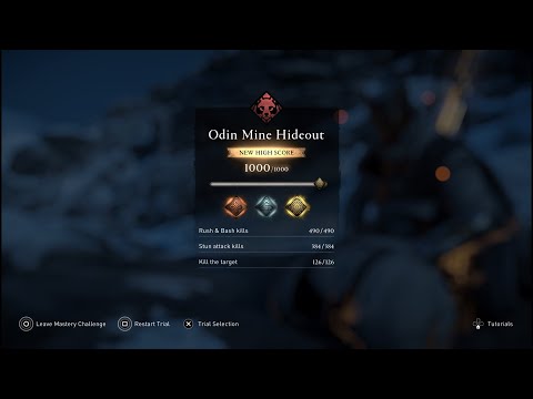 Gold Medal | Trial of the Bear | Odin Mine Hideout   | Mastery Challenge | AC Valhalla