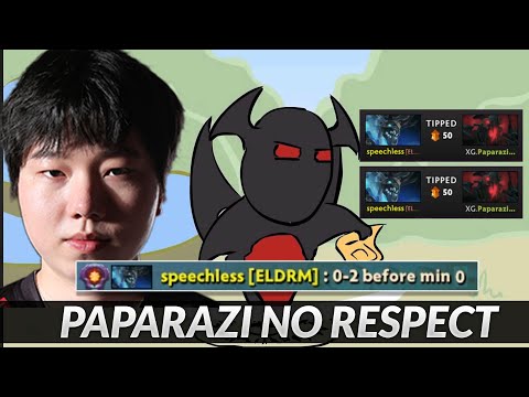 Paparazi Best Shadow Fiend Mid vs Trashtalk Enemy - 0-2 Before 0min