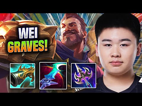 WEI IN A CRAZY GAME WITH GRAVES! - RNG Wei Plays Graves Jungle vs Viego! | Season 2022