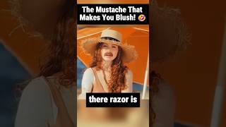 The Mustache That Makes You Blush! 🤣 #shorts