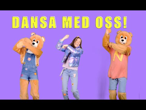 DANSA MED FIA, NALLE & NILLA 😃 | Samlingsklipp |  Barnsånger på svenska