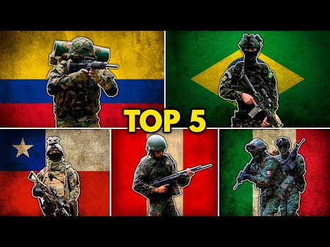🚩Top 5 EJÉRCITOS más PODEROSOS de Latinoamérica