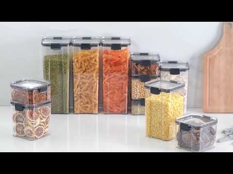 1шт Емкость - Контейнер из пластика для хранения сыпучих продуктов 700 мл Видео - фото 1 - id-p1401899465
