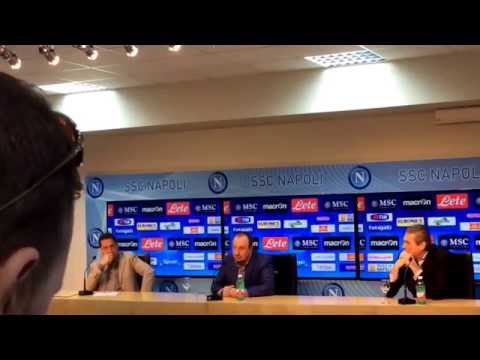 NAPOLIPUNTONEWS - Conferenza stampa pre Napoli vs Lazio di Rafa Benitez (Integrale)
