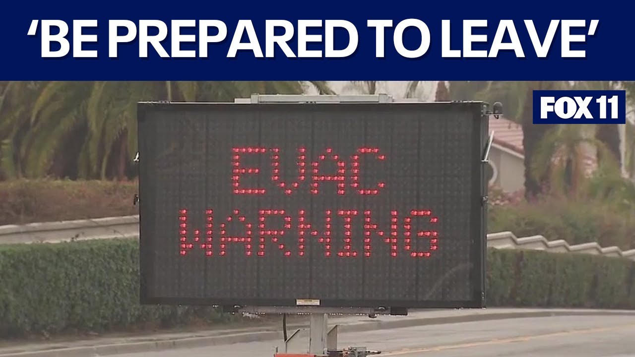 Evacuation orders, warnings issued across SoCal