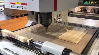 MÁY CNC 3D 6 Trục thao dao tự động Woodmaster