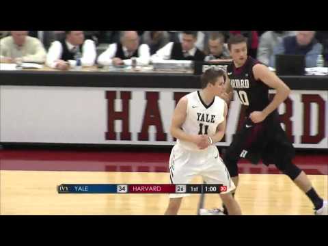 Highlights: Yale Men's Basketball Beats Harvard 67-55 Feb. 13, 2016