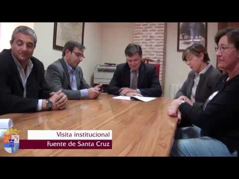 Diputación de Segovia - Visita institucional a Fuente de Santa Cruz