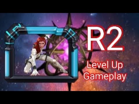 Black Widow (Deadly Origin) 6* Star R2 Level Up & Gameplay - Marvel Contest Of Champions (MCOC)