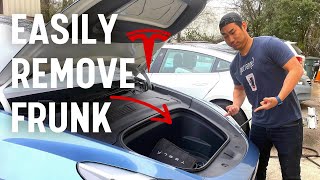 How to Remove Model Y Frunk in Under 2 Minutes