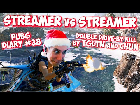 ChocoTaco Lurn ibiza TGLTN | Double Drive-By Kill | Streamer Vs Streamer | PUBG DIARY #38