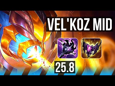 VEL'KOZ vs TALIYAH (MID) | Godlike | EUW Master | 25.8