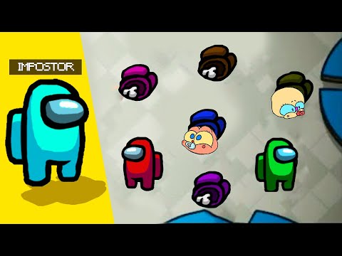 MONGO E DRONGO BEBÊS ESTÃO EM PERIGO! *um vilão no among us*! (Mongo e Drongo)