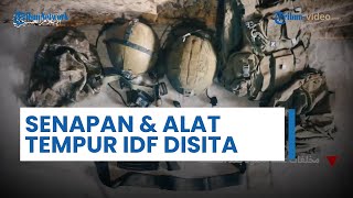 Brigade Al-Qassam Pamerkan Senjata Hasil Sitaan dari Jip Militer Israel, Ada Kalung Tanda Pengenal