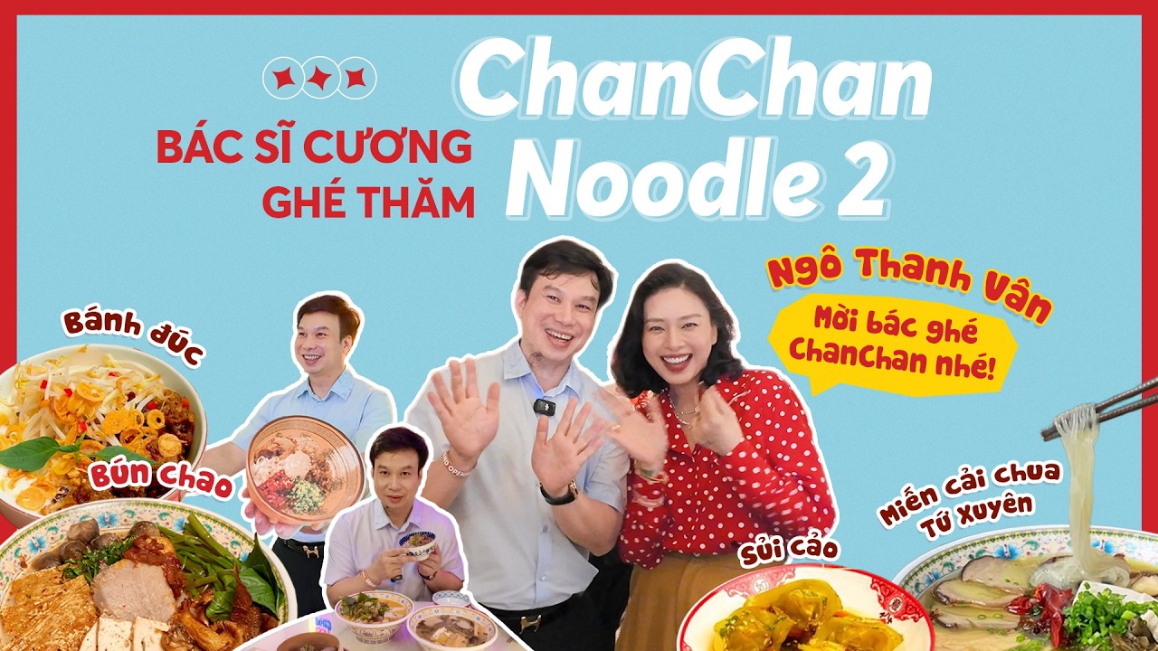 Bác sĩ Tăng Đức Cương tới buổi khai chương Chan Chan noodle